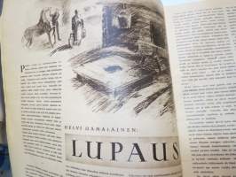 Suomen Kuvalehti 1948 nr 14, ilmestynyt 3.4.1948,  sis. mm. seur. artikkelit / kuvat / mainokset; Kansikuva Tela - &quot;Amerikkalaisia vetureita &amp; Suomen väkevin