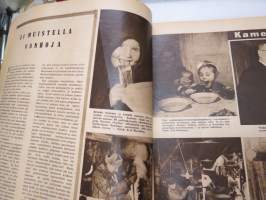Suomen Kuvalehti 1948 nr 8, ilmestynyt 14.2.1948,  sis. mm. seur. artikkelit / kuvat / mainokset; Kansikuva Maria Vuorelainen - Kevät tekee tuloaan, Pelkäämmekö