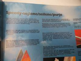 Speedy purjelauta -myyntiesite / sales brochure in finnish