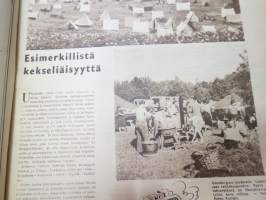 Suomen Kuvalehti 1948 nr 37, ilmestynyt 11.9.1948,  sis. mm. seur. artikkelit / kuvat / mainokset; Kansikuva Robert Stigell - Haaksirikkoiset, Fanny-Blankers Koe,