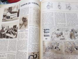 Suomen Kuvalehti 1948 nr 37, ilmestynyt 11.9.1948,  sis. mm. seur. artikkelit / kuvat / mainokset; Kansikuva Robert Stigell - Haaksirikkoiset, Fanny-Blankers Koe,