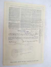 United Stores Corporation, 100 shares, nr A6171, 1931 -share certificate / osakekirja