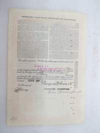 Crompton &amp; Knowles Loom Works, 25 shares, nr C2502, 1943 -share certificate / osakekirja