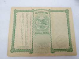 Hazleton Farmers Co-Operative Creamery Company, 5 shares, nr 126, 1923 -share certificate / osakekirja