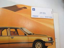 Opel Rekord -myyntiesite / sales brochure