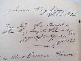 Vieraskirja alkaen 24.11.1938 - päättyen 7.6.1959, mahdollisesti diakonissan Lempi Ranki?, paljon tervehdyksiä ja nimikirjoituksia -guest book