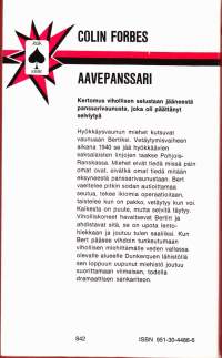 Aavepanssari, 1978. 1. painos.  Ässäkirjat -sarjaa.