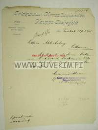 Satakunnan Kansallismielisten Kaupa-osakeyhtiö, Pori, 31.5.1906 -asiakirja