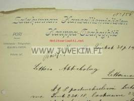 Satakunnan Kansallismielisten Kaupa-osakeyhtiö, Pori, 31.5.1906 -asiakirja