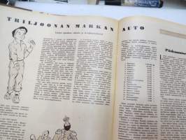 Suomen Kuvalehti 1956 nr 25, ilmestynyt 22.6.1956, sis. mm. seur. artikkelit / kuvat / mainokset; Kansikuva Kalle Kultala &quot;Kesän perhosia&quot;, Plastex - suomalaista