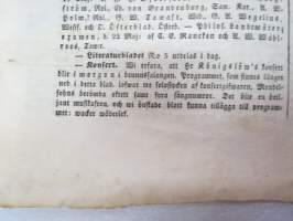 Helsingfors Tidningar, Onsdagen den 22 Maj 1850, innehåller bl. a. följande artiklar / annonser; Utnänmde - Stadsläkaren i Kuopio Dr. L.D. Thuring till