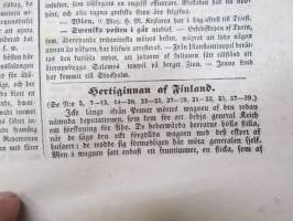 Helsingfors Tidningar, Lördagen den 25 Maj 1850, innehåller bl. a. följande artiklar / annonser; Utnämnde - Translatorn  wie generalgouvernements kansliet