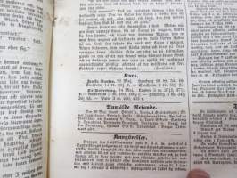 Helsingfors Tidningar, Lördagen den 25 Maj 1850, innehåller bl. a. följande artiklar / annonser; Utnämnde - Translatorn  wie generalgouvernements kansliet