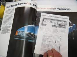 Mazda 929 1982 -myyntiesite / brochure