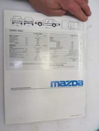 Mazda 929 1982 -myyntiesite / brochure
