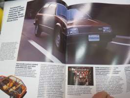Mazda 323 1981 -myyntiesite / brochure