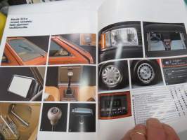 Mazda 323 1981 -myyntiesite / brochure
