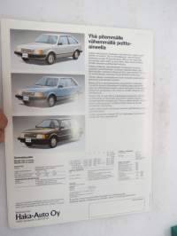 Mazda 323 1981 -myyntiesite / brochure