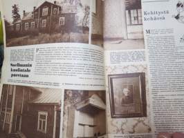 Suomen Kuvalehti 1956 nr 50, ilmestynyt 15.12.1956, sis. mm. seur. artikkelit / kuvat / mainokset; Kansikuva Markus-sedän (Markus Rautio) viimeinen lastentunti +