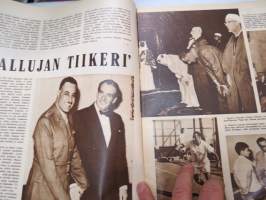 Suomen Kuvalehti 1956 nr 32, ilmestynyt 11.8.1956, sis. mm. seur. artikkelit / kuvat / mainokset; Kansikuva &quot;Minä - Nasser - Fallujan Tiikeri&quot;, Ranska ei halua