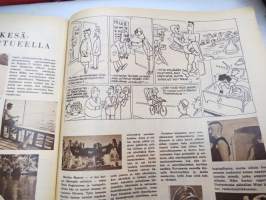Suomen Kuvalehti 1956 nr 32, ilmestynyt 11.8.1956, sis. mm. seur. artikkelit / kuvat / mainokset; Kansikuva &quot;Minä - Nasser - Fallujan Tiikeri&quot;, Ranska ei halua