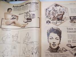 Suomen Kuvalehti 1956 nr 30, ilmestynyt 28.7.1956, sis. mm. seur. artikkelit / kuvat / mainokset; Kansikuva Marjatta Weöres - Heinäkuuta, Rämettyneisyyttä -