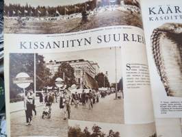 Suomen Kuvalehti 1956 nr 30, ilmestynyt 28.7.1956, sis. mm. seur. artikkelit / kuvat / mainokset; Kansikuva Marjatta Weöres - Heinäkuuta, Rämettyneisyyttä -