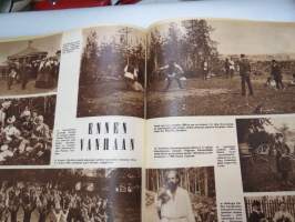 Suomen Kuvalehti 1956 nr 30, ilmestynyt 28.7.1956, sis. mm. seur. artikkelit / kuvat / mainokset; Kansikuva Marjatta Weöres - Heinäkuuta, Rämettyneisyyttä -