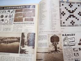 Suomen Kuvalehti 1956 nr 30, ilmestynyt 28.7.1956, sis. mm. seur. artikkelit / kuvat / mainokset; Kansikuva Marjatta Weöres - Heinäkuuta, Rämettyneisyyttä -