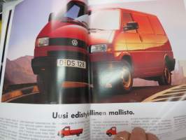 Volkswagen Transporter 1991 - Sukupolvenvaihdos -myyntiesite / brochure