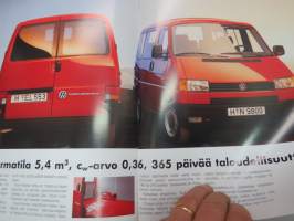 Volkswagen Transporter 1991 - Sukupolvenvaihdos -myyntiesite / brochure