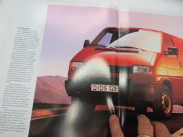 Volkswagen Transporter 1991 -myyntiesite / brochure