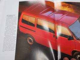 Volkswagen Transporter 1991 -myyntiesite / brochure