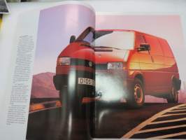 Volkswagen Transporter 1991 -myyntiesite / brochure
