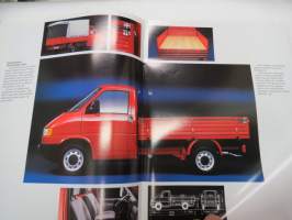 Volkswagen Transporter 1991 -myyntiesite / brochure