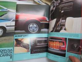Toyota Carina II 1984 -myyntiesite, ruotsinkielinen / brochure, in swedish