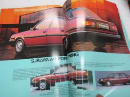 Toyota Carina II 1984 -myyntiesite, ruotsinkielinen / brochure, in swedish