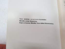 Wärtsilä - Liikkujan lauluja -company song book