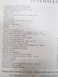 Stickade och virkade  småbarnskläder - Husmoderns presentbook