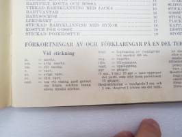 Stickade och virkade  småbarnskläder - Husmoderns presentbook