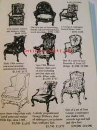 Antiques and their values. Furniture