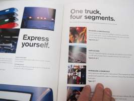 Volvo NH Truck -myyntiesite, englanninkielinen / brochure