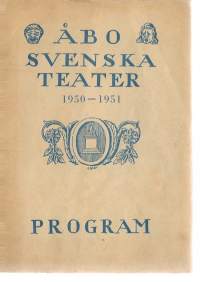 Åbo Svenska Teater 1950 - 1951   - teatteri