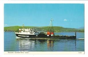 Juno / Gorock - Dunoon Ferry  - laivakortti, laivapostikortti kulkematon