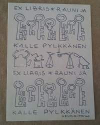 EX-Libris Rauni ja Kalle Pylkkänen