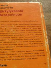 järkytyksestä tasapainoon