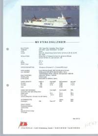 Stena Challenger   laivaesite  tekn tiedot 2 sivua