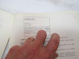 Sawyer´s &quot;500&quot; kuultokuvanheittimet - käyttöohjeet - engalnninkielisen ohjjekirja rinnakkaiskäyttöä varten tehty suomenkielinen käännös -operator´s manual