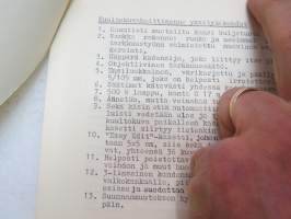Sawyer´s &quot;500&quot; kuultokuvanheittimet - käyttöohjeet - engalnninkielisen ohjjekirja rinnakkaiskäyttöä varten tehty suomenkielinen käännös -operator´s manual