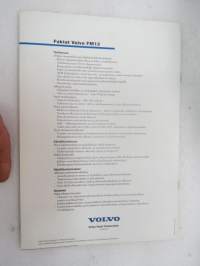 Volvo FM12 tuotetiedot - kuorma-auto -myyntiesite / brochure